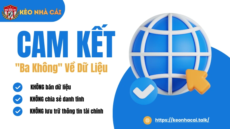 keonhacai.talk - Cam Kết "Ba Không" Về Dữ Liệu