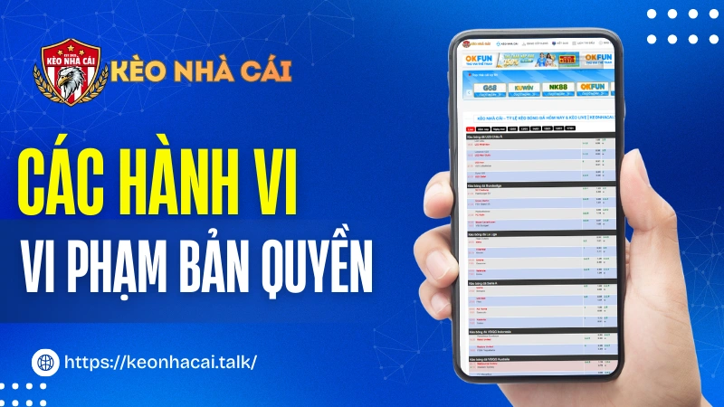 Các Hành Vi Vi Phạm Bản Quyền Nghiêm Trọng